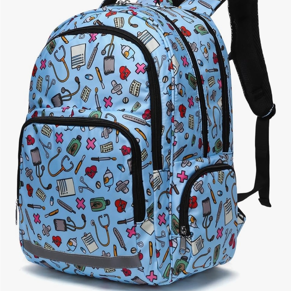 Stylish Nursing School/ medical Printed Women's Backpack